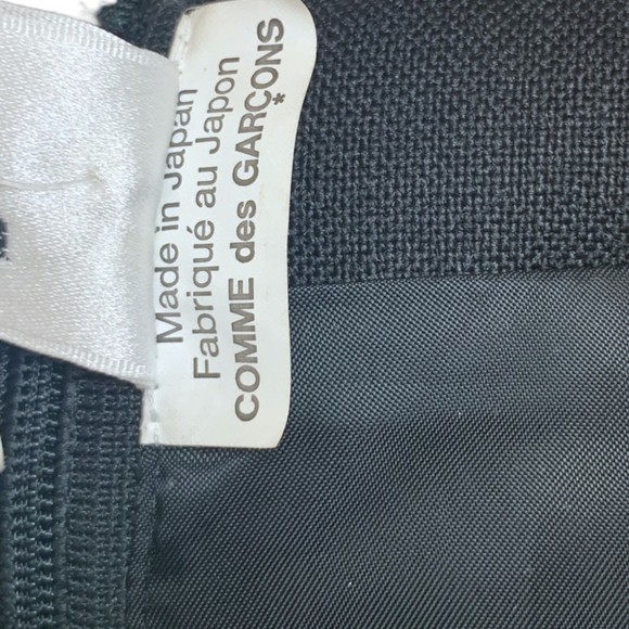 NWT Noir Kei Ninomiya Women's Black Tulle Overlay Wool Shift Dress Size Small - Picture 9 of 16